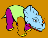 Coloring page Triceratops II painted bytriceratops