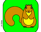 Coloring page Squirrel II painted by.....war1o