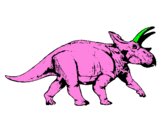 Coloring page Triceratops painted by6FFFD5FFFDFFFDthg