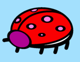 Coloring page Ladybird painted bymariquita