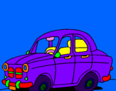 Coloring page City car painted byAriana$