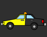 Coloring page Taxi painted byales