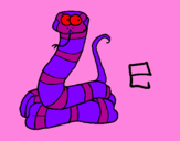 Coloring page Snake painted byAriana$