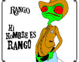 Coloring page Rango painted byluca