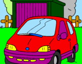 Coloring page Car in the country painted bygbgbgbbgbb