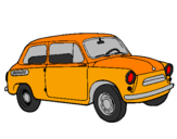 Coloring page Classic car painted byNURI MOLINA