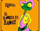 Coloring page Rango painted byIsaac