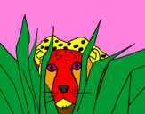 Coloring page Cheetah painted byNBHH