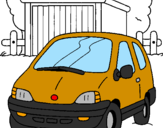 Coloring page Car in the country painted byo j,vfbgfvdx