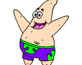 Coloring page Patrick Star painted byStan Marshall