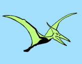 Coloring page Pterodactyl painted by nate olszewski