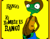 Coloring page Rango painted byStan Marshall