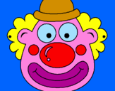 Coloring page Clown painted byLAIA FLAQUE BELLARD