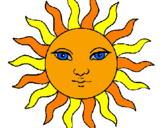 Coloring page Sun painted bymelody
