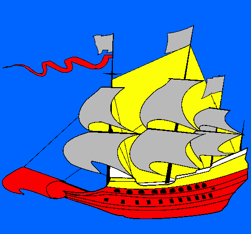 17th century sailing boat