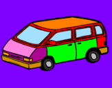Coloring page Family car painted byMANUEL