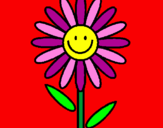 Coloring page Daisy painted byanna
