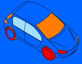 Coloring page Car seen from above painted bynico05
