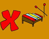 Coloring page Xylophone painted bynathan