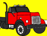 Coloring page Truck painted bysamuel