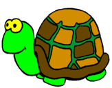 Coloring page Turtle painted byRyla