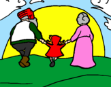 Coloring page Little red riding hood 20 painted byanna