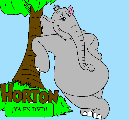 Coloring page Horton painted byTOTIY