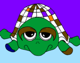 Coloring page Turtle painted bypietro