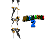 Coloring page Madagascar 2 Penguins painted byAnthony