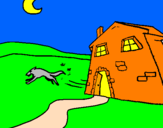 Coloring page Three little pigs 21 painted bylucky189