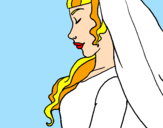 Coloring page Bride II painted byIratxe