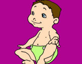 Coloring page Baby II painted bylucas