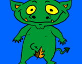 Coloring page Forest monster painted bymi awesome streaker!!!