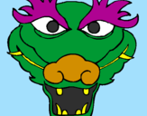 Coloring page Dragon painted byenzo