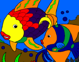 Coloring page Fish painted bydunmay