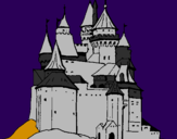 Coloring page Medieval castle painted bydoñamarri
