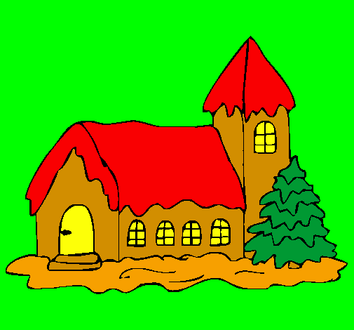 Coloring page House painted byCoolGirls