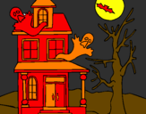 Coloring page Ghost house painted byDANILOMASSIMI883 75555555