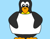 Coloring page Penguin painted byBailey