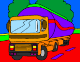 Coloring page Tanker painted byjake