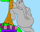 Coloring page Horton painted byfloss-y