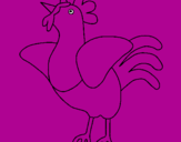 Coloring page Hen painted bycamille42