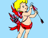 Coloring page Cupid painted byalex