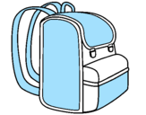 Coloring page Backpack painted byAna