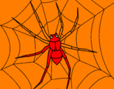 Coloring page Spider painted byxzasdb
