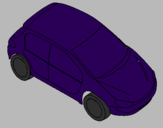 Coloring page Car seen from above painted byNAHUEL