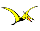 Coloring page Pterodactyl painted bydanile