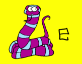 Coloring page Snake painted byTaRAWR