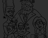 Coloring page Family of monsters painted bydavianna2001