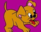 Coloring page Puppy painted byXxXx-Skittles-xXxX
